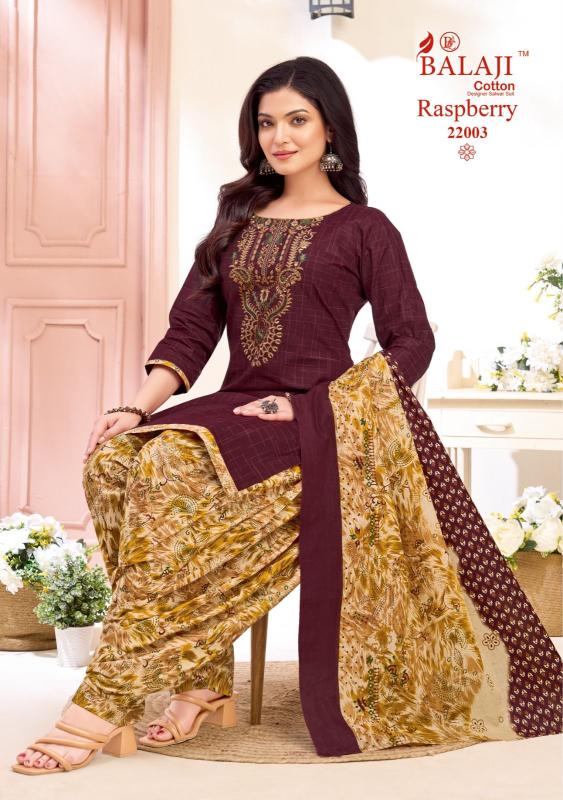 Balaji raspberry vol-22 cotton dress materials wholesale in bangalore